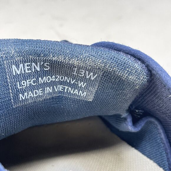 Kizik Madrid Eco-Knit Shoes Mens 13 W Wide Blue Hands Free Lightweight Sneakers - Picture 13 of 16